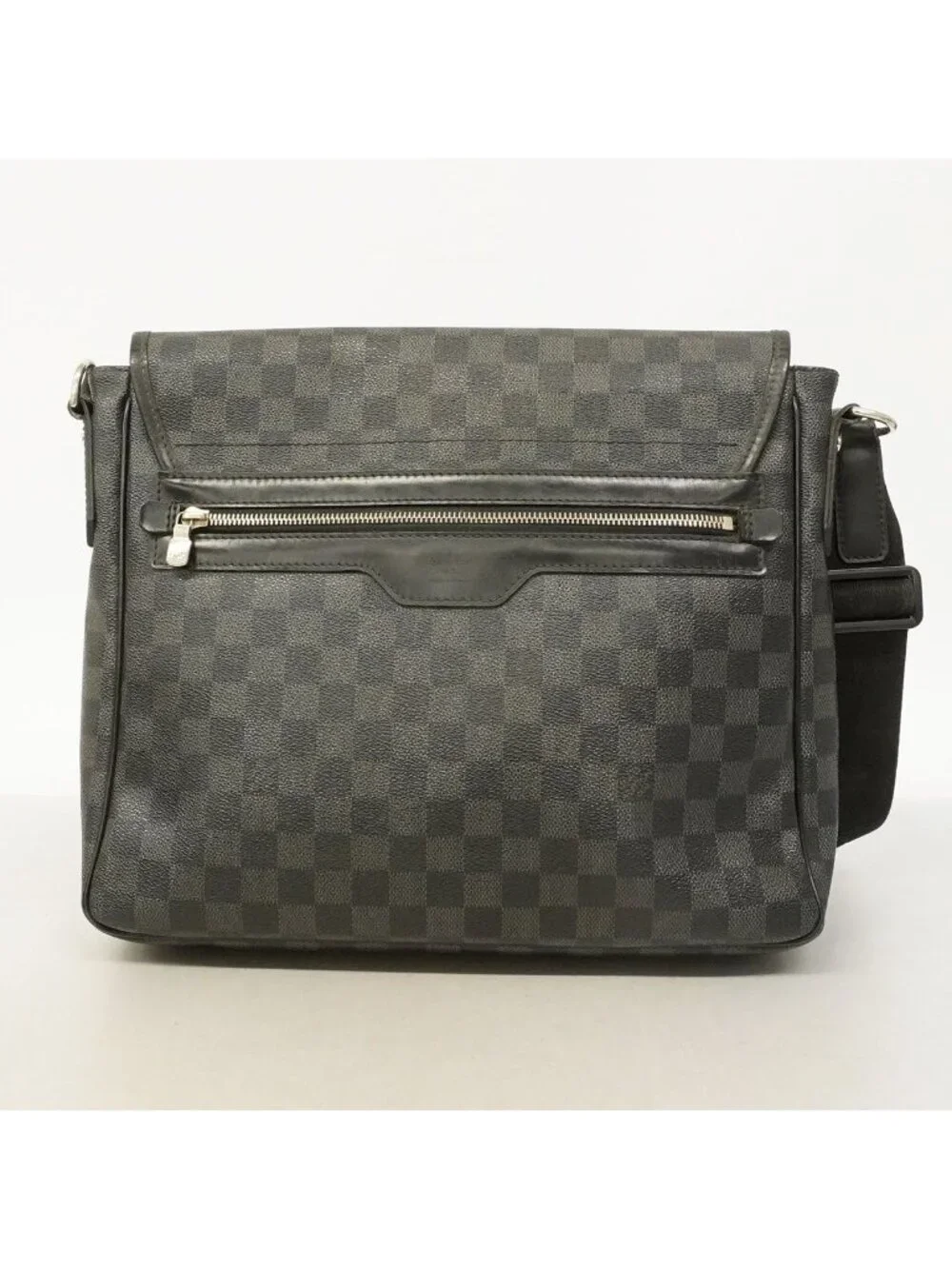 Louis Vuitton Shoulder Bag Damier Graphite Daniel MM Black Gray
